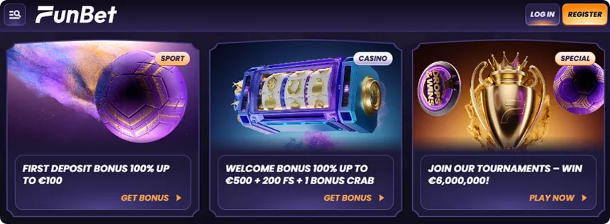 ZÍSKEJ BONUS - Funbet kasino - Funbet | 7